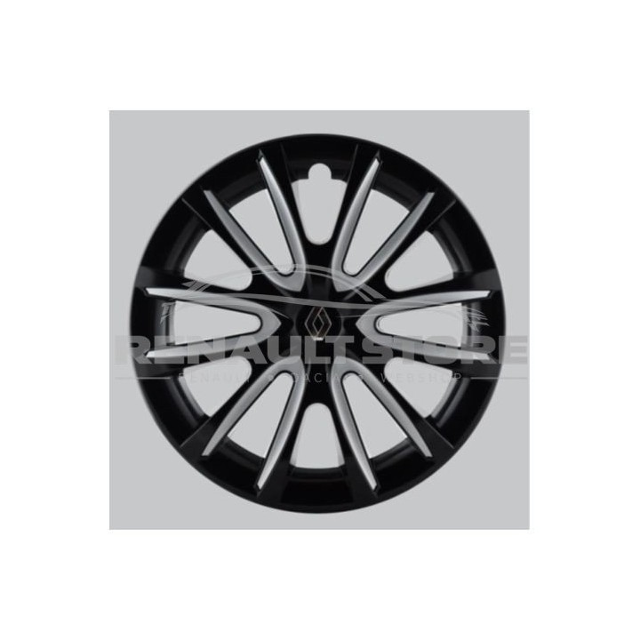 Renault 16" NADI 7711943941 szürke-fényes fekete 4 db-os dísztárcsa készlet
