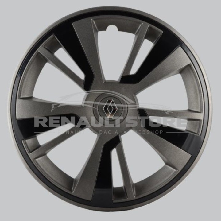 Renault gyári OZUR 15" grafit szürke dísztárcsa, Renault 7711943937